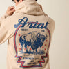 Ariat Mens Bison Archer Hoodie Oatmeal - 10079249