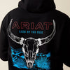 Ariat Mens Bison Bureau Hoodie Black - 10079496