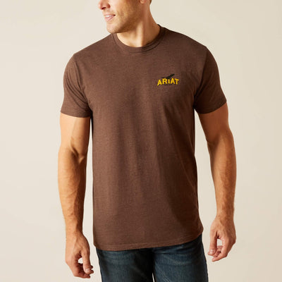 Ariat Mens Bison Sketch Shield T-Shirt 