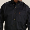 Ariat Mens Black Solid Twill Shirt Black - 10000502