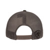 Ariat Mens Black Text Offset Mesh Cap - 1597501