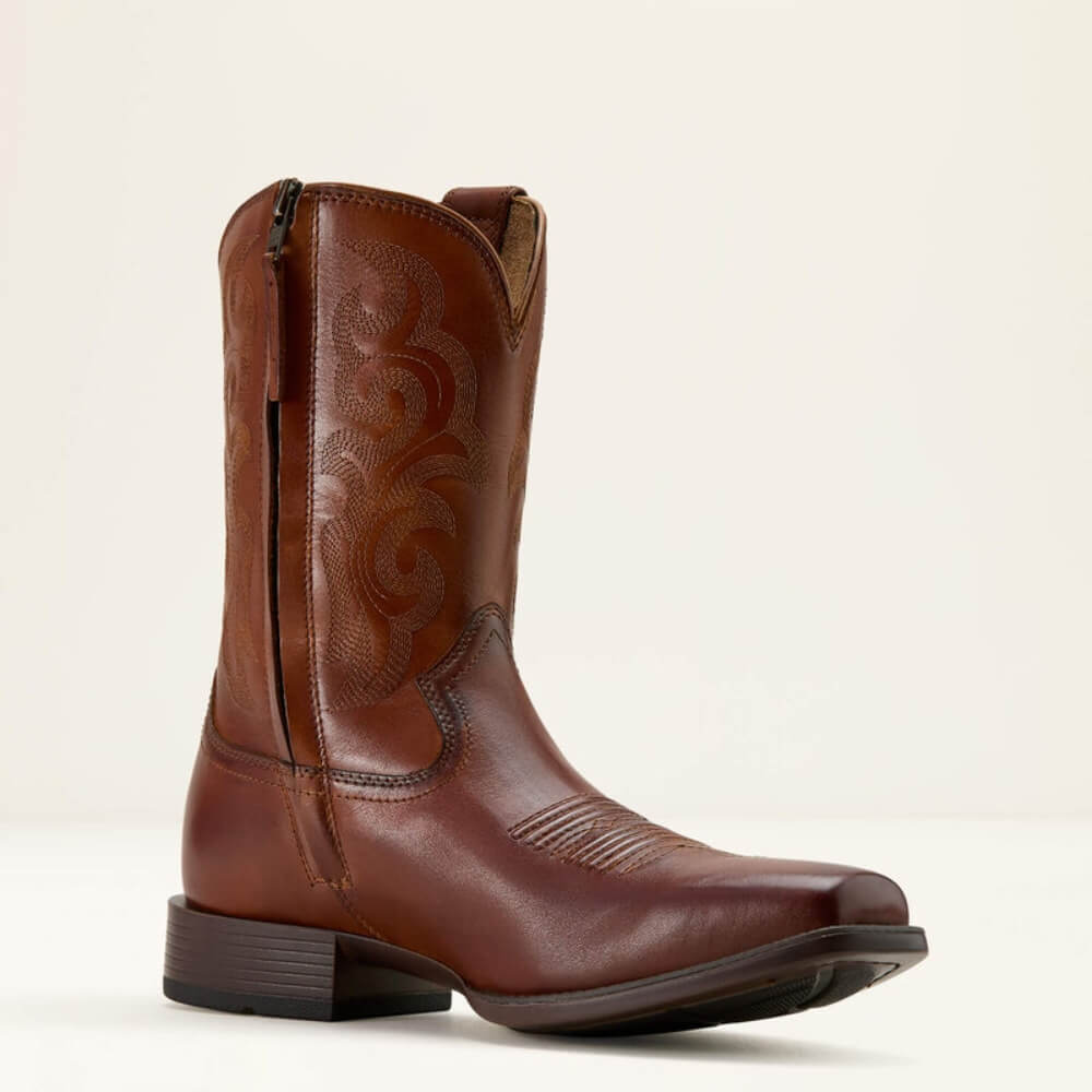 ariat mens dress boots Ariat Men's Point Ryder Western Boot 12