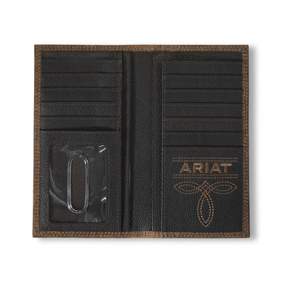 Ariat Mens Brown Rodeo Wallet 