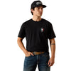Ariat Mens Buckin Baqueno Classic Fit T-Shirt Black - 10060967