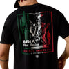 Ariat Mens Buckin Baqueno Classic Fit T-Shirt Black - 10060967
