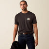 Ariat Mens Buenos Dias T-Shirt Vintage Black - 10079383