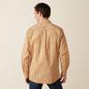 Ariat Mens Burnis Classic Fit Shirt Long Sleeve Shirt Tan