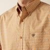 Ariat Mens Burnis Classic Fit Shirt Long Sleeve Shirt Tan