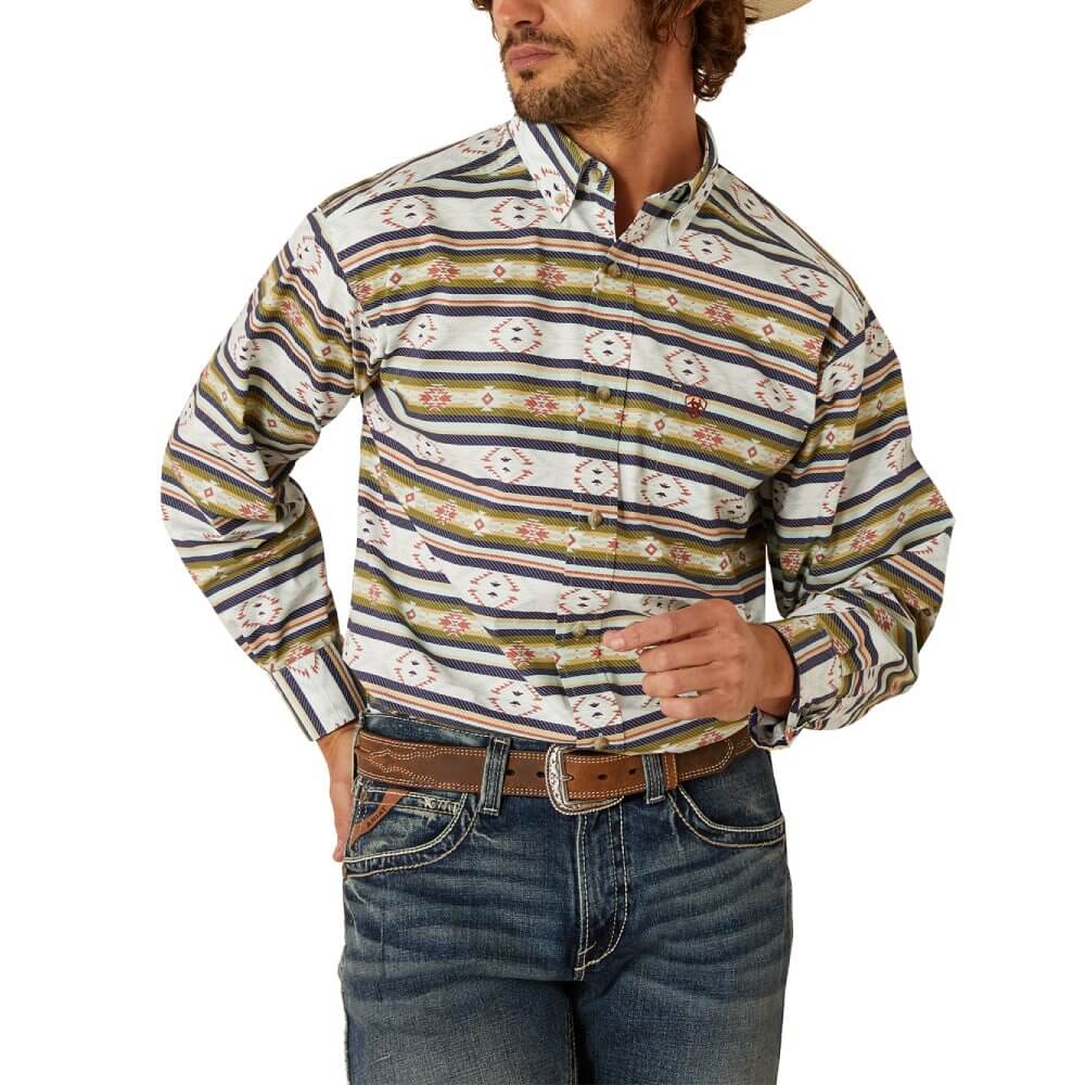 Ariat Mens Calder Classic Fit Shirt Multicolor - 10054669