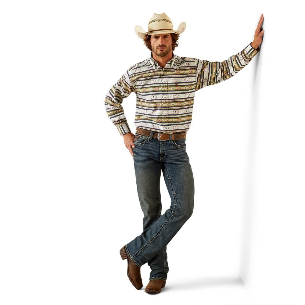 Ariat Mens Calder Classic Fit Shirt Multicolor - 10054669