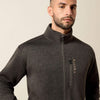 Ariat Mens Caldwell Full Zip Sweater Beluga - 10079580