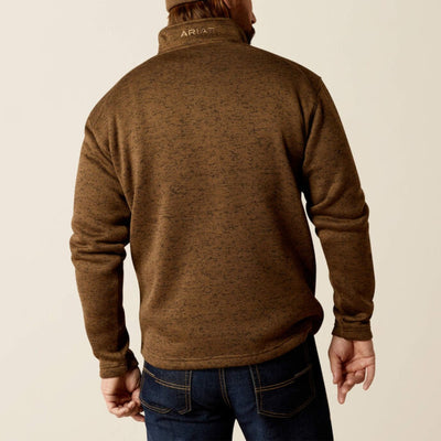 Ariat Mens Caldwell Logo 1/4 Zip Sweater