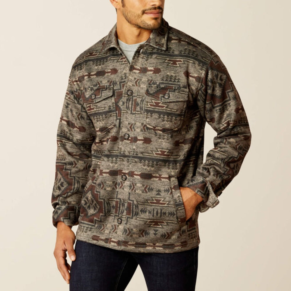 Ariat Mens Caldwell Printed Shirt Jacket