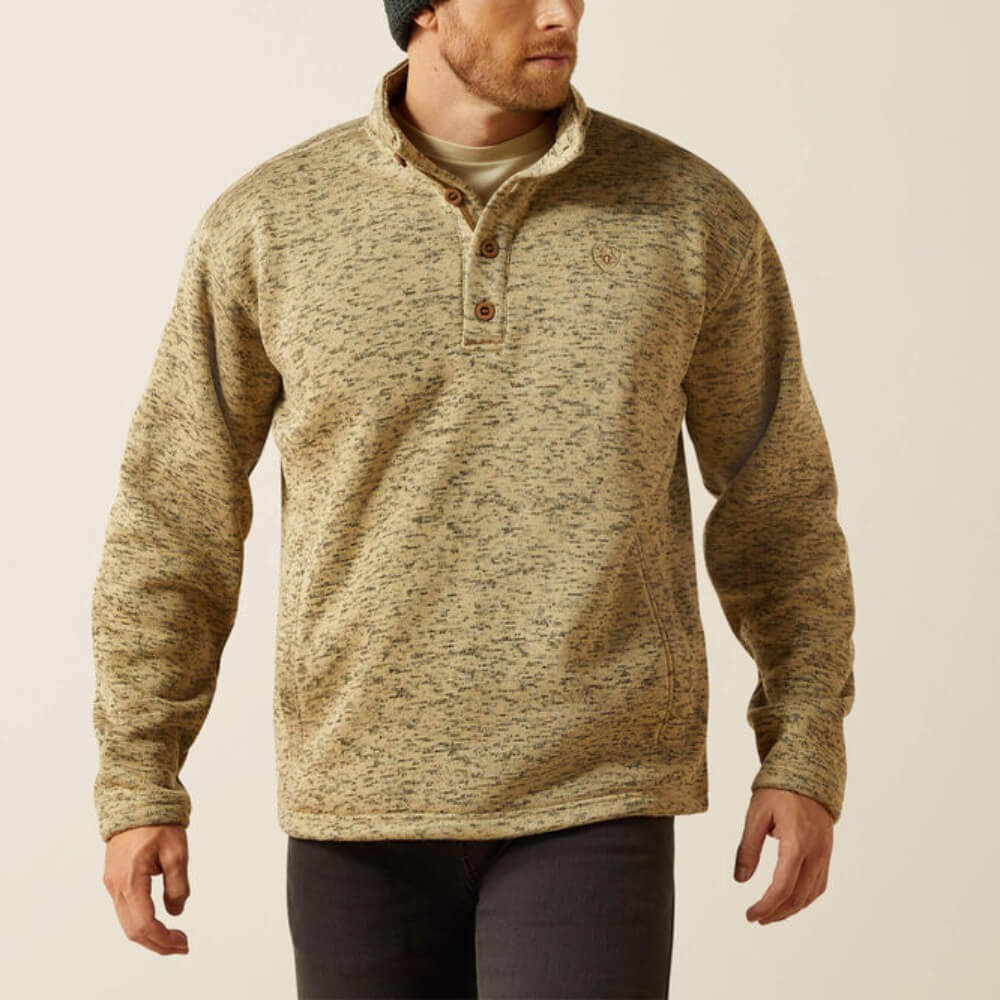 Ariat Mens Caldwell 1/4 Button Sweater