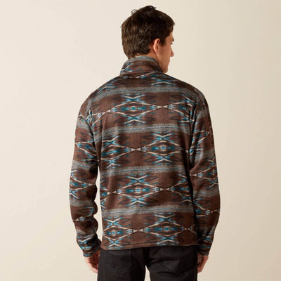 Ariat Mens Caldwell Logo 1/4 Zip Sweater