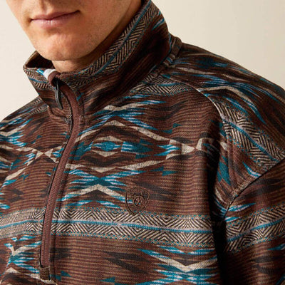 Ariat Mens Caldwell Logo 1/4 Zip Sweater