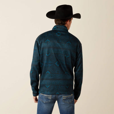 Ariat Mens Caldwell Logo 1/4 Zip Sweater