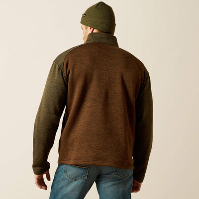 Ariat Mens Caldwell Logo 1/4 Zip Sweater