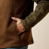 Ariat Mens Caldwell Logo 1/4 Zip Sweater