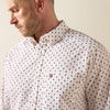 Ariat Mens Campbell Classic Fit Shirt White - 10079423