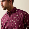 Ariat Mens Canaan Classic Fit Shirt Grape Vine - 10079610