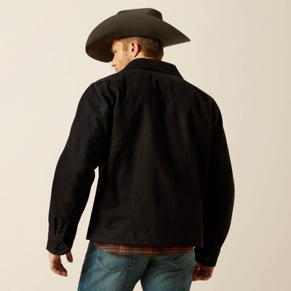 Ariat Mens Canvas Rancher Jacket Black - 10062438