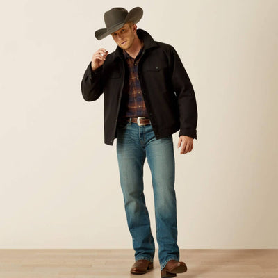 Ariat Mens Canvas Rancher Jacket Black - 10062438