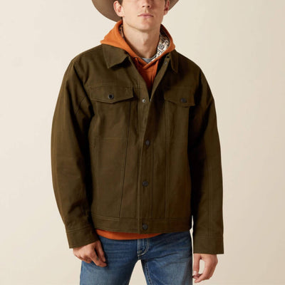 Ariat Mens Canvas Rancher Jacket Desert Sand - 10062437