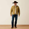 Ariat Mens Canvas Rancher Trucker Jacket Antique Bronze - 10079556