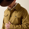 Ariat Mens Canvas Rancher Trucker Jacket Antique Bronze - 10079556