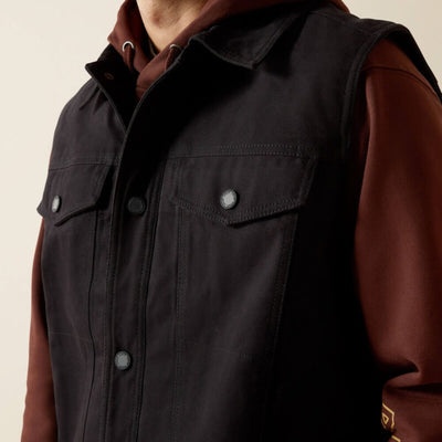 Ariat Mens Canvas Rancher Vest
