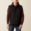Ariat Mens Canvas Rancher Vest Black - 10062436