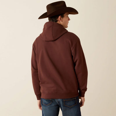 Ariat Mens Carlsbad Canyon Hoodie Brown - 10062500