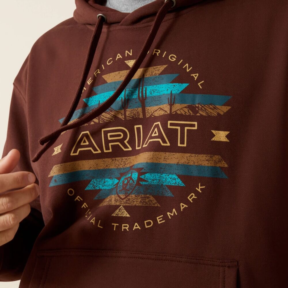 Ariat Mens Carlsbad Canyon Hoodie Brown - 10062500
