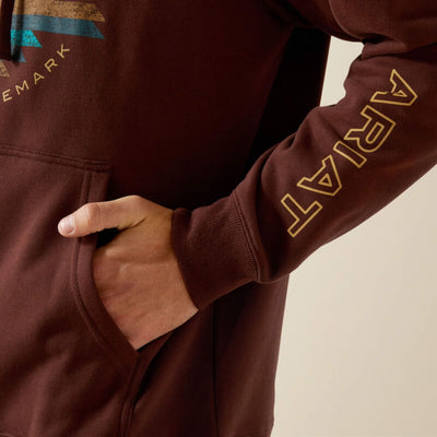 Ariat Mens Carlsbad Canyon Hoodie Brown - 10062500