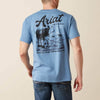 Ariat Mens Cattle Co. T-Shirt Coronet Blue - 10065896