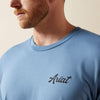 Ariat Mens Cattle Co. T-Shirt Coronet Blue - 10065896