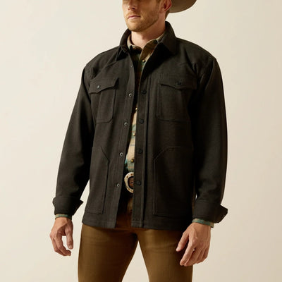 Ariat Mens Cattleman Shirt Jacket Black