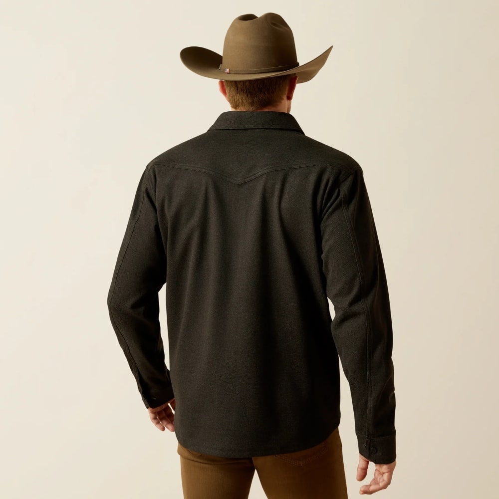 Ariat Mens Cattleman Shirt Jacket Black