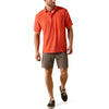 Ariat Mens Charge 2.0 Polo Shirt Paprika Red - 10071557