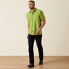 Ariat Mens Charge Polo Shirt Heather Green - 10071489
