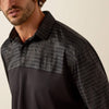 Ariat Mens Charger 2.0 Black Polo Shirt