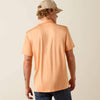 Ariat Mens Charger 2.0 Fitted Polo Shirt Cantaloupe - 10073465
