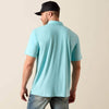 Ariat Mens Charger 2.0 Polo Shirt Angel Blue - 10073475