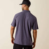 Ariat Mens Charger 2.0 Polo Shirt Night Shadow - 10071555