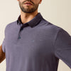 Ariat Mens Charger 2.0 Polo Shirt Night Shadow - 10071555