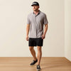 Ariat Mens Charger 2.0 Polo Shirt Sky Rocket - 10073474