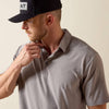 Ariat Mens Charger 2.0 Polo Shirt Sky Rocket - 10073474