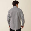 Ariat Mens Chas Long Sleeve Snap Shirt Black/White - 10079510