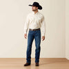 Ariat Mens Chester Classic Fit Snap Shirt Arctic Wolf - 10079544